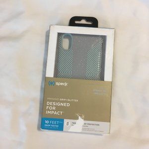 Speck Presidio Grip + Glitter iPhone Case